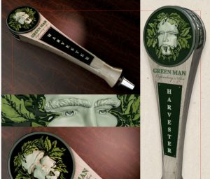 Green Man Tap Handle