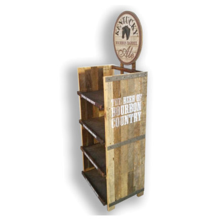 Kentucky Beer Wood Display
