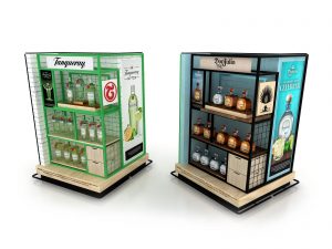 Liquor Floor Displays