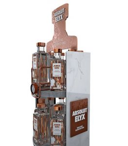 Absolut Elyx Metal Display
