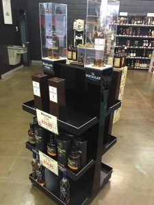 Bottle Case Floor Display