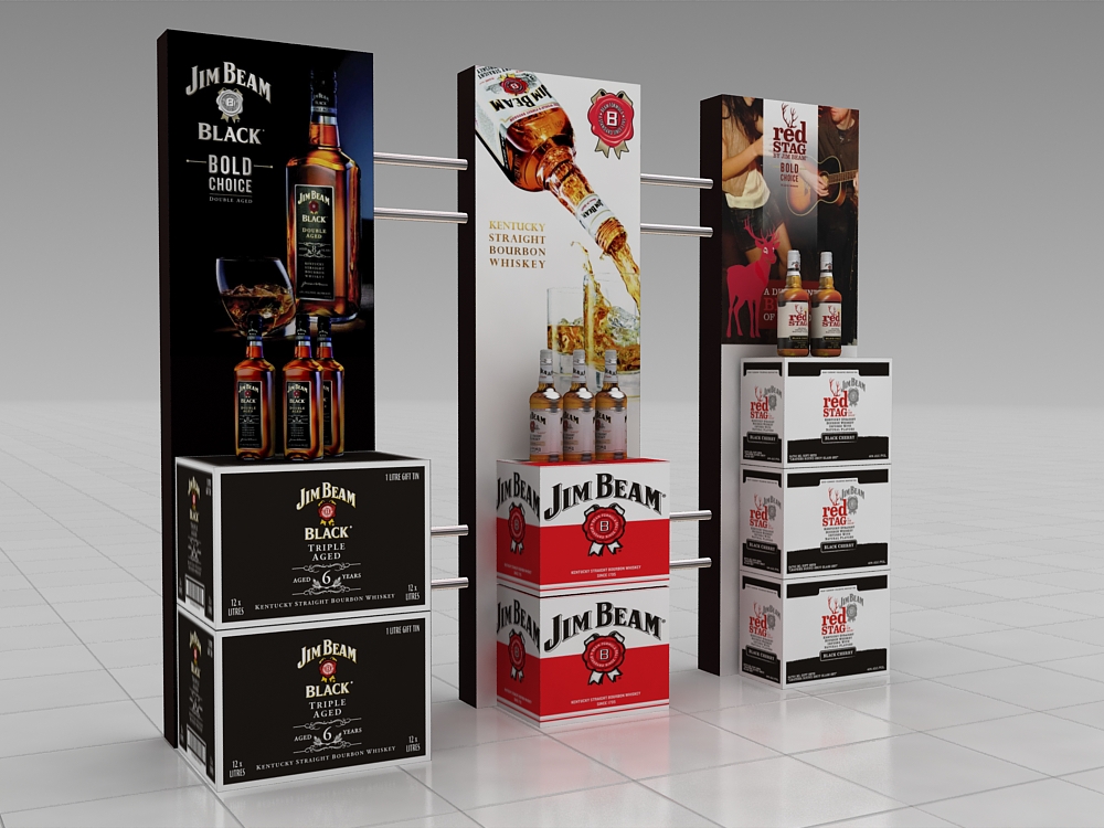Bootle Display Bottle Display - MRL Promotions