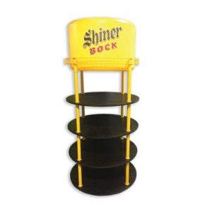 Shiner Bock Custom 360 Wood Display