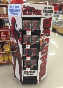 Deadpool 360 Corrugated Floor Display