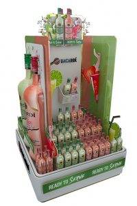 Bacardi Metal Display