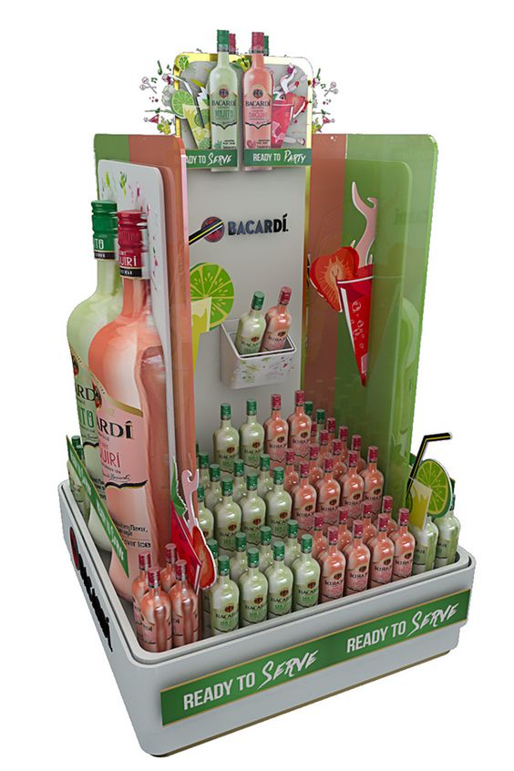 Bacardi Metal Display