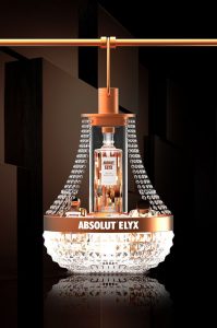 Absolut Elyx Chandelier Bottle Glorifier