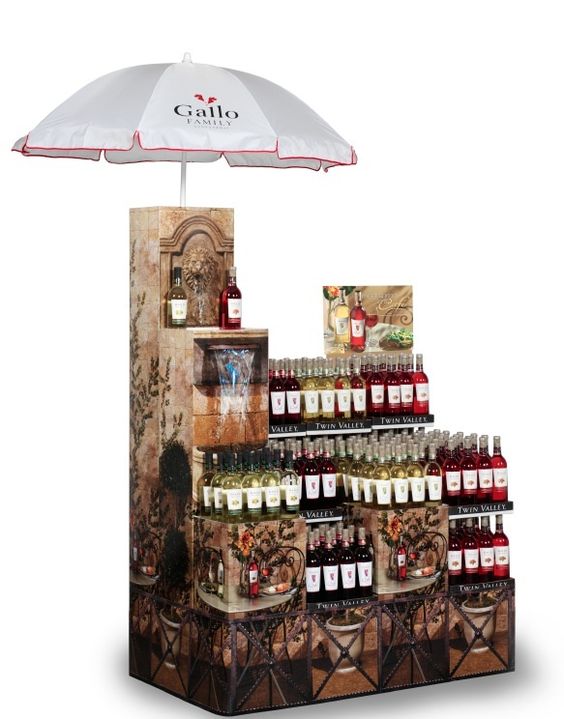 Gallo Family Corrugated Mass Display