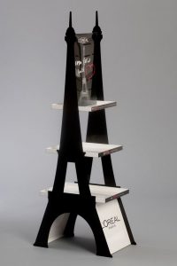 L’Oreal Corrugated Eiffel Tower Display