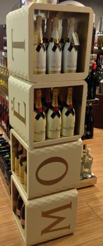 Moet Stacked Display