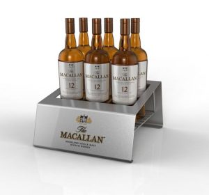 The Macallan Scotch Whiskey Metal Display