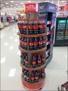 Coca-Cola Corrugated 360 Floor Display