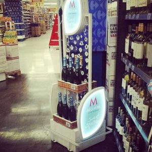 Mumm Napa Metal Display