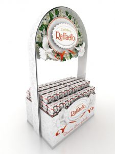 Raffaello Confetteria Corrugated Mass Display