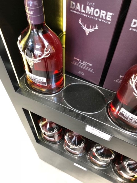 Dalmore Whiskey Display