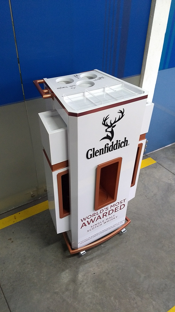 Glenfiddich Bar Cart Display