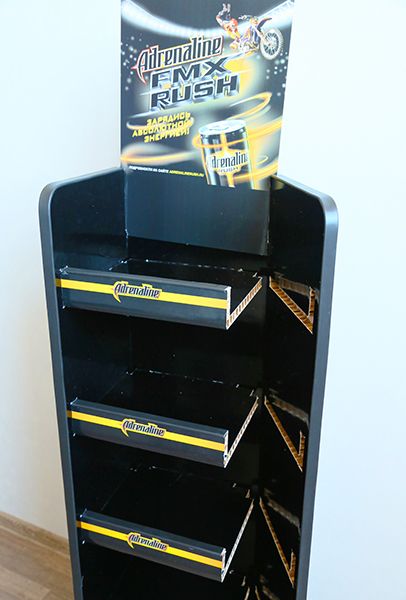 Adrenaline FMX Rush Corrugated Display