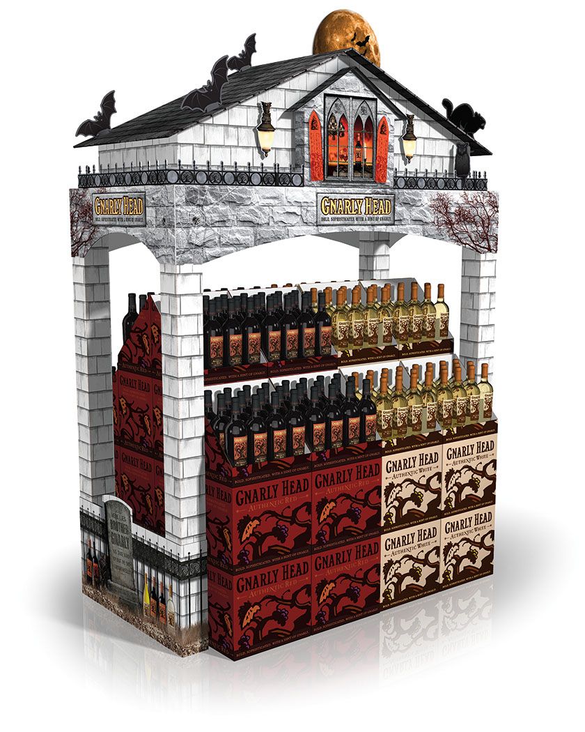 Gnarly Head Corrugated Display