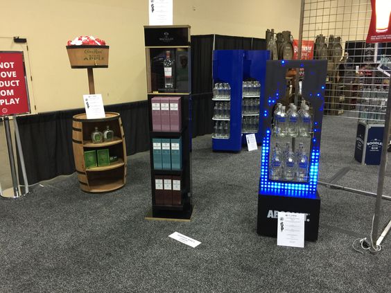 Absolut LED Wood Display