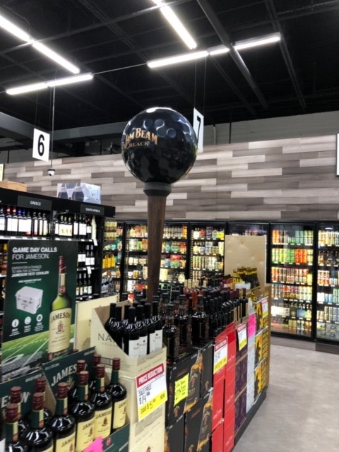 Jim Beam Black Golf Ball Display Enhancer