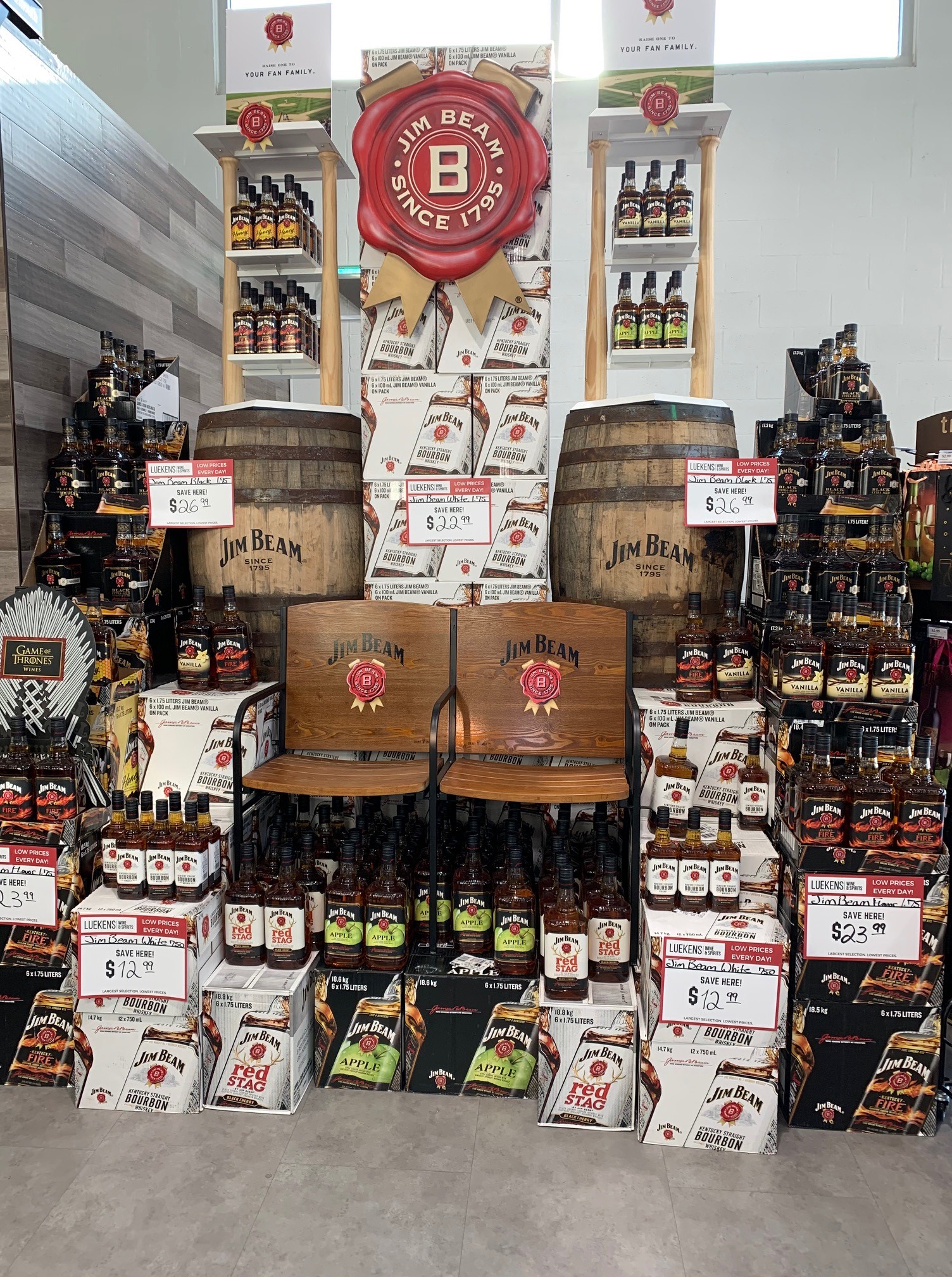 Jim Beam Mass Display - MRL Promotions