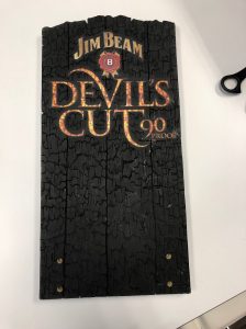 Jim Beam Wood Display