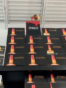 Maker’s Mark Plastic Display