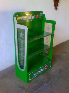 Heineken Acrylic Floor Display