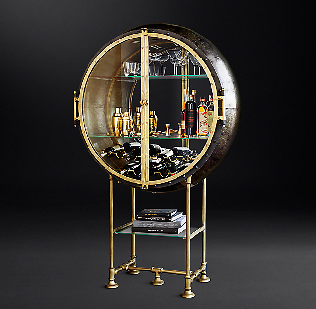 Circular Bar Floor Display
