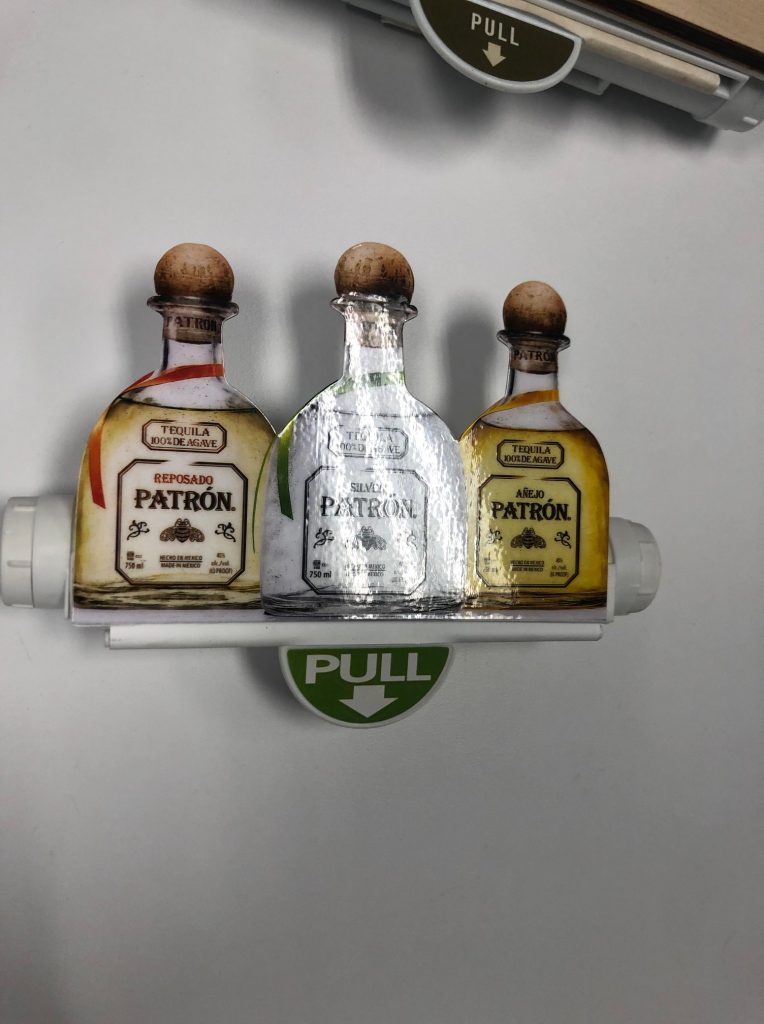 Patron Shelf Talker MRL Promotions