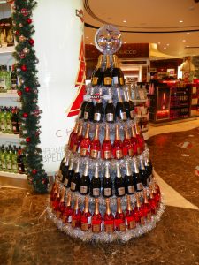 Martini & Rossi Christmas Tree Display