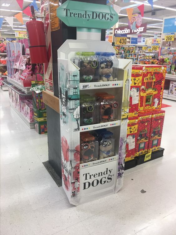 Trendy Dogs Corrugated Floor Display