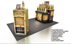 Johnnie Walker Gold Label Mass Display