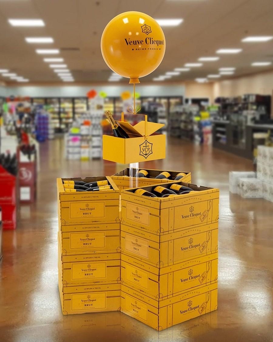 Veuve Clicquot Ponsardin Balloon Display