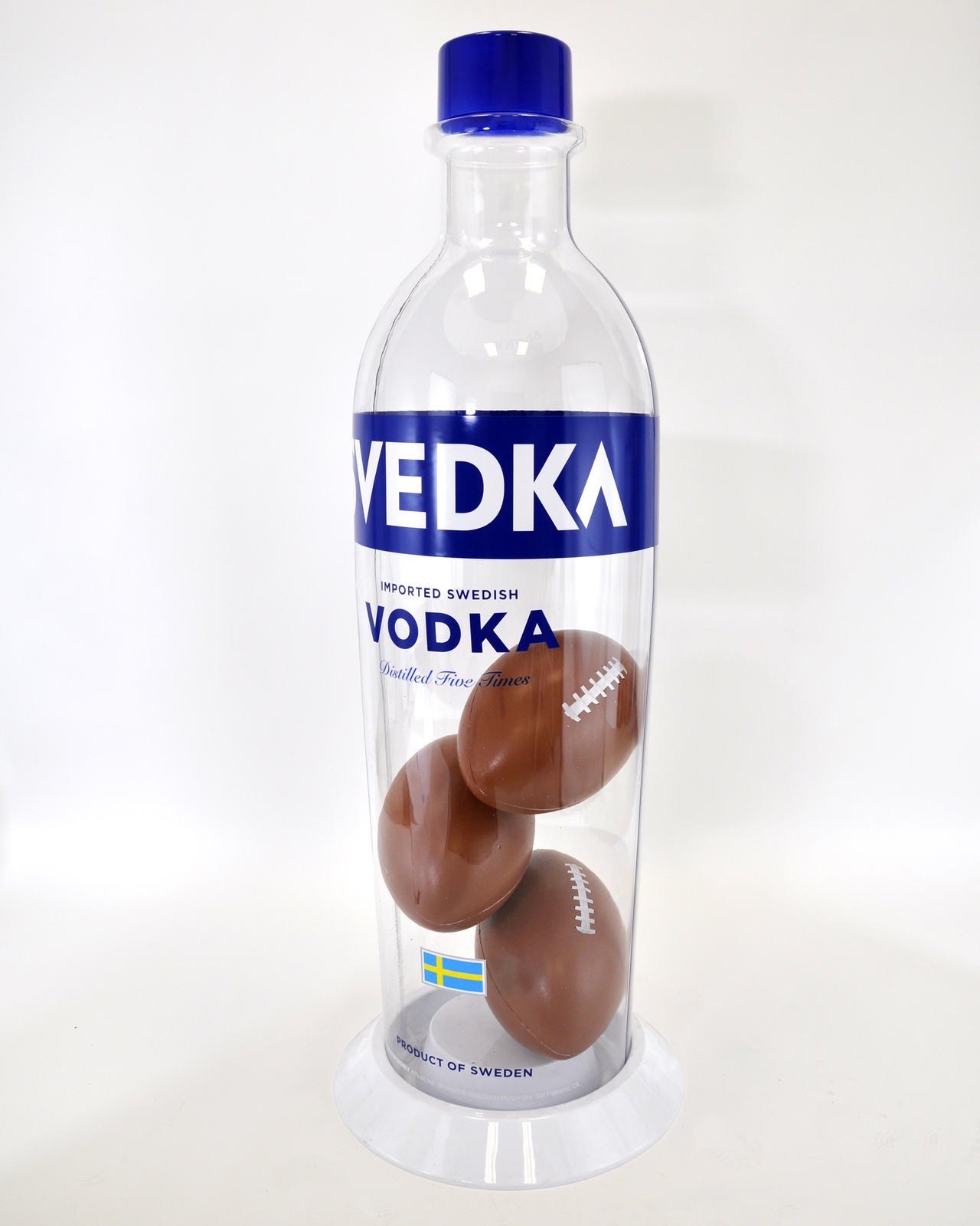 Svedka Bottle Football Bin