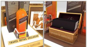Johnnie Walker Bottle Display
