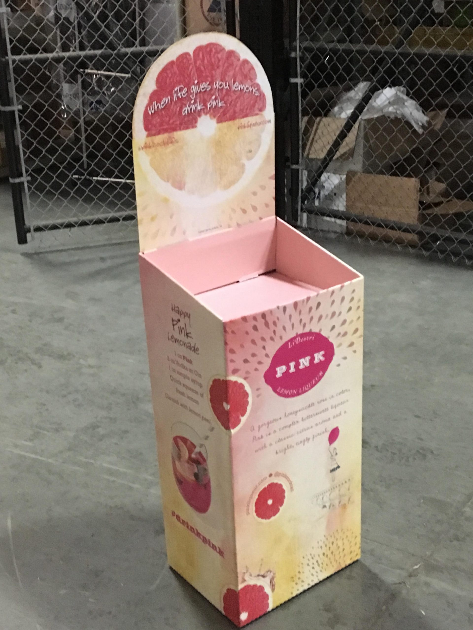 Pink Case Bin