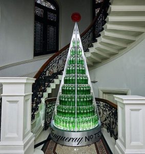 Tanqueray Christmas Tree Mass Display