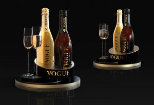 Bottle Pedestal Display