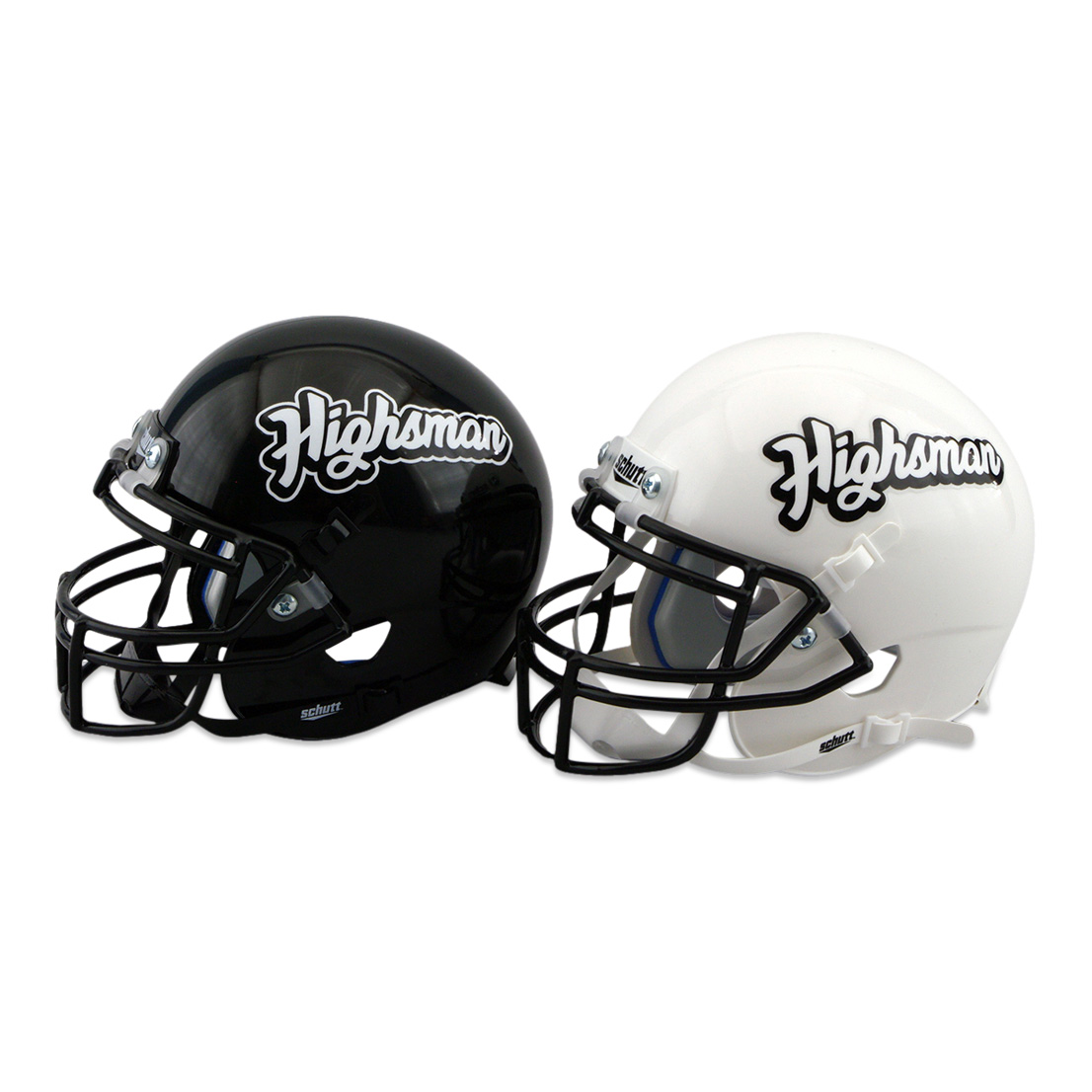 highsman custom mini football helmets