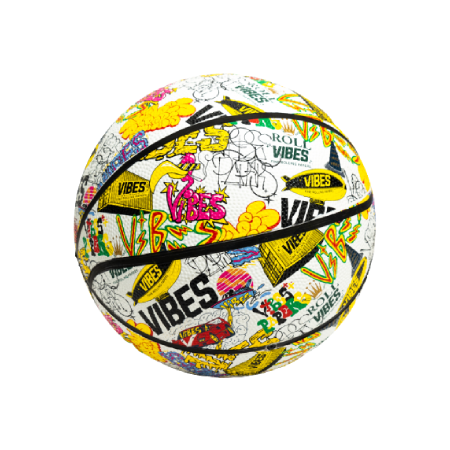 vibes full color print custom basketball